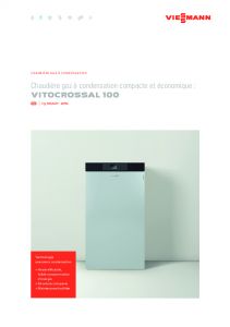 Brochure chaudière collective VITOCROSSAL 100